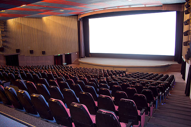 istock An empty cinema with blank white movie screen 177250522