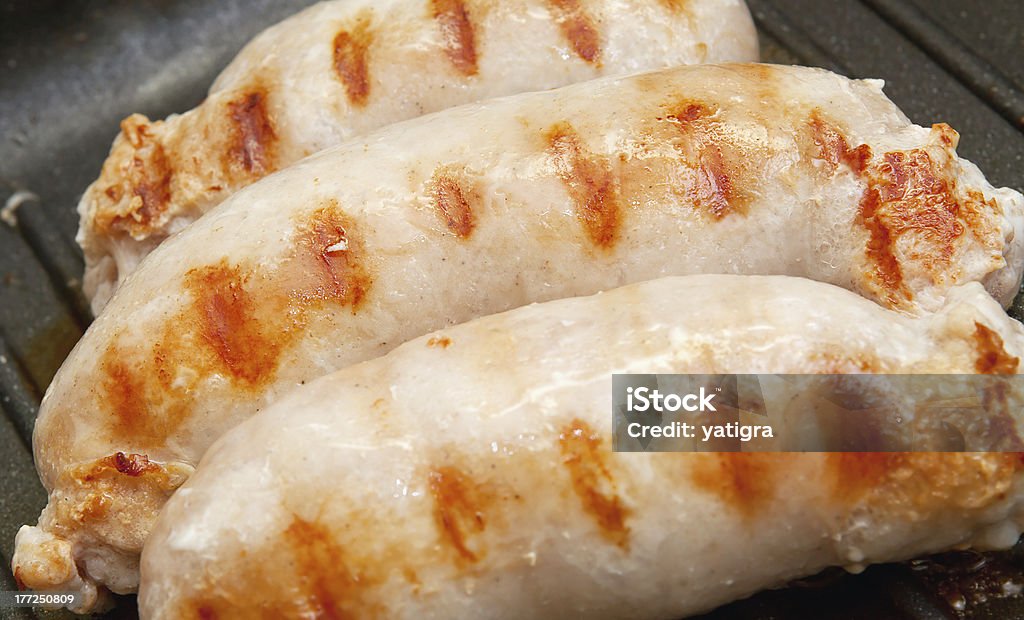 Deliciosos salchichas a la parrilla - Foto de stock de Alimento libre de derechos
