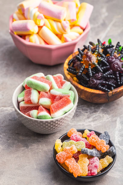 istock Sweet jelly candies in bowls. 1772508671