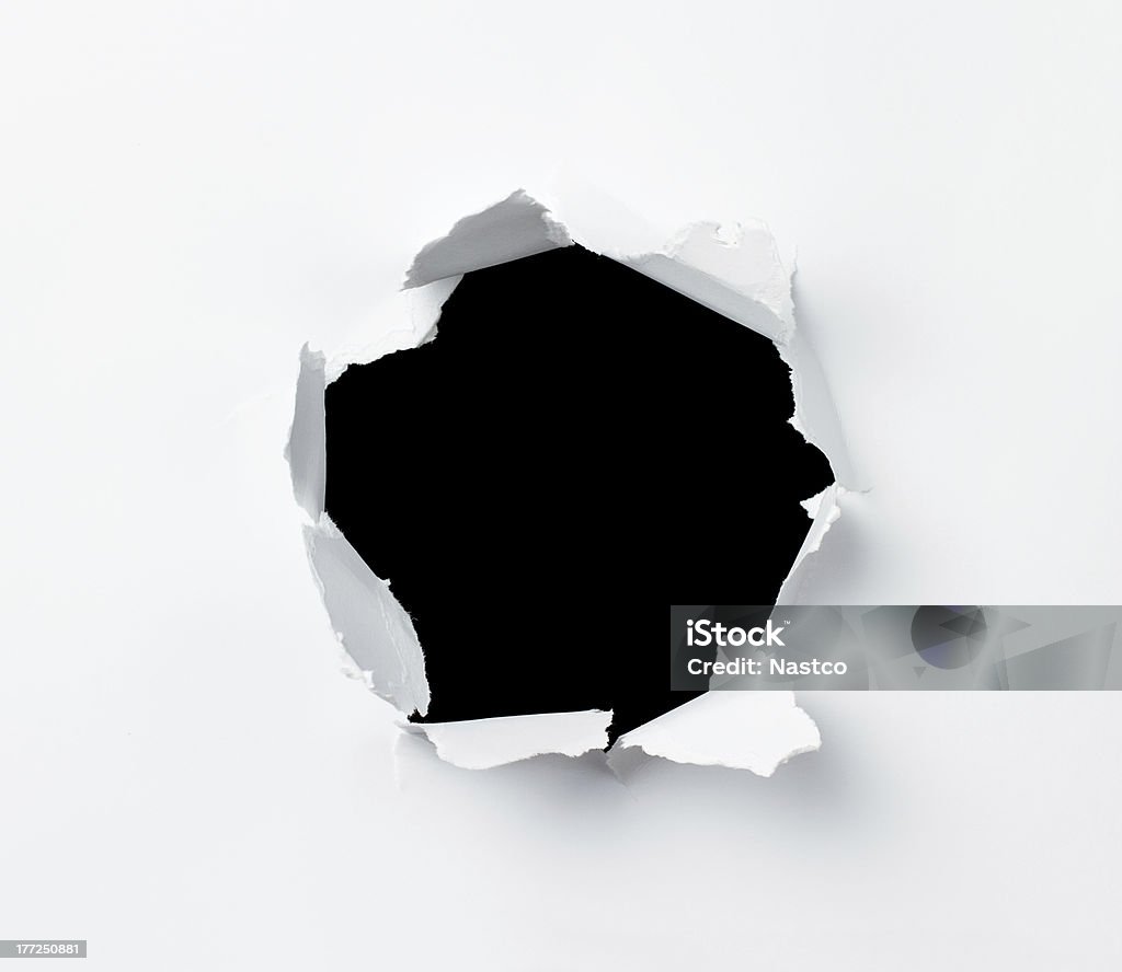 Hole - Foto de stock de Papel royalty-free