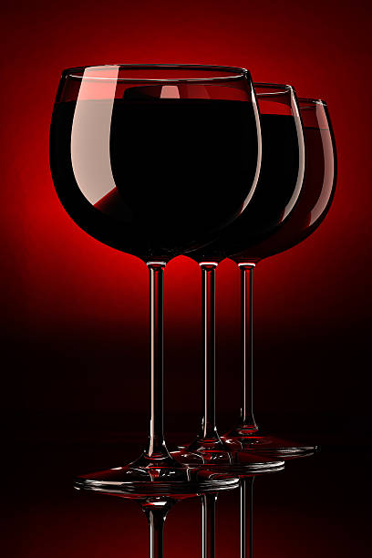istock Three wineglasses in row XL 177251269