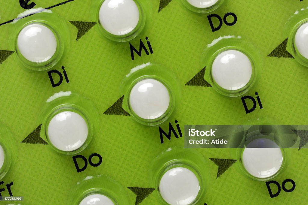 Pigułki antykoncepcyjne, - Zbiór zdjęć royalty-free (Blister)