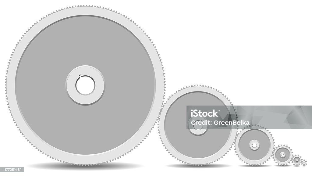 Abstrakte gearbox - Lizenzfrei Abstrakt Stock-Illustration