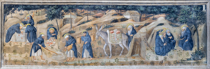 Naples - The fresco of \