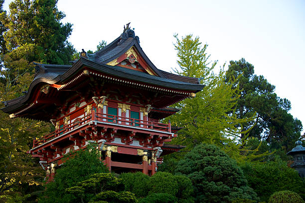 istock Japanese Pagoda at Dusk 177252606