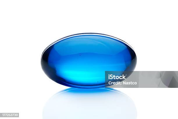 Pillola Blu Trasparente - Fotografie stock e altre immagini di Antibiotico - Antibiotico, Antidolorifico, Assuefazione