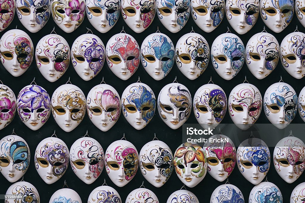 Miniature venetian carnival masks "Decorative miniature venetian carnival masks - Venice, Venezia, Italy, Europe" Arts Culture and Entertainment Stock Photo