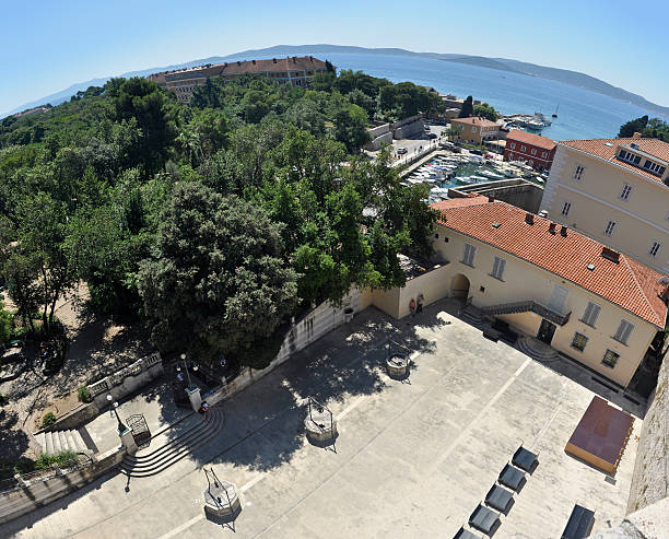 Wells in Zadar stock photo