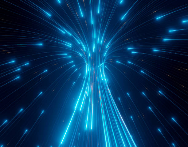 istock Speed line internet curve to center 1772549742