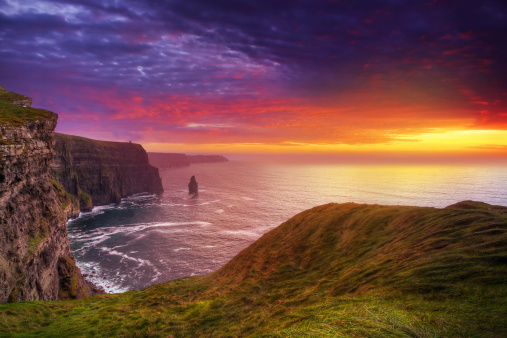 Cliffs of Moher at sunset - HDR - Ireland