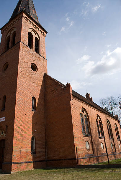 istock Old Gothic Evangelical church 177255398