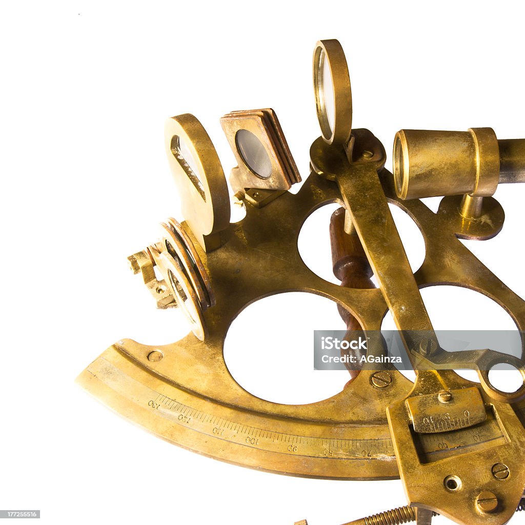 Sestante nautica - Foto stock royalty-free di Astrolabio