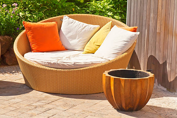 istock Wicker Garden Furniture 177256107