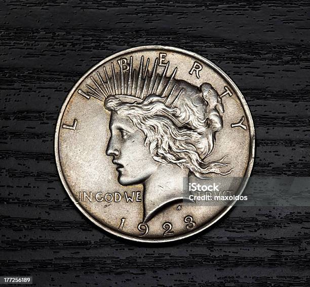 旧アンティークコイン - 10セント硬貨のストックフォトや画像を多数ご用意 - 10セント硬貨, 1923年, アメリカ合衆国