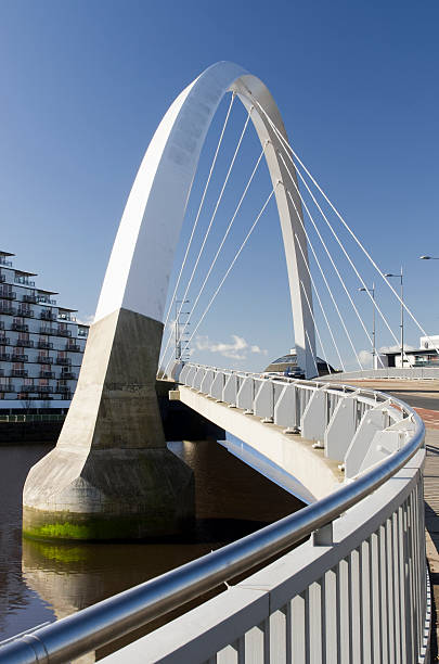 istock Clyde Arc Bridge, Glasgow, Scotland in sunshine 177256447