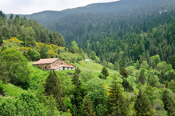 Abandoned house in spanish pyrenees, El Serrat, Spain