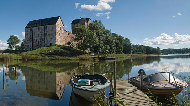 Kastelholm castle in Aland islands "Castelholm castle in Aland islands, Finland" åland islands stock pictures, royalty-free photos & images