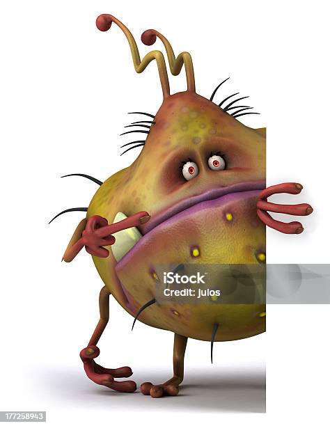 Ugly Germ Stock Photo - Download Image Now - Bacterium, Beauty, Computer Bug