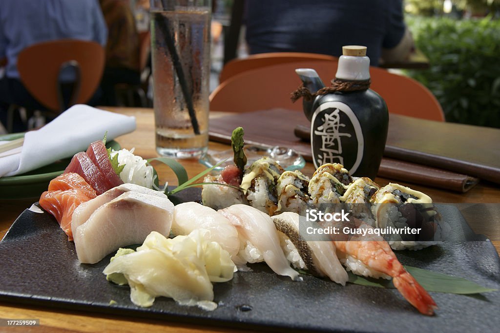 Sashimi - Foto de stock de Abacate royalty-free