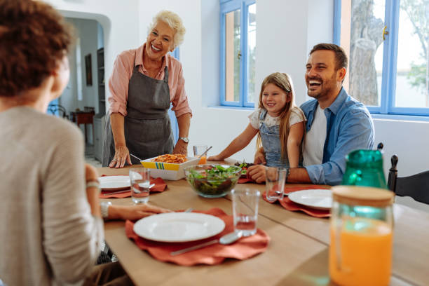 istock Family enjoying lunch at home 1772605301