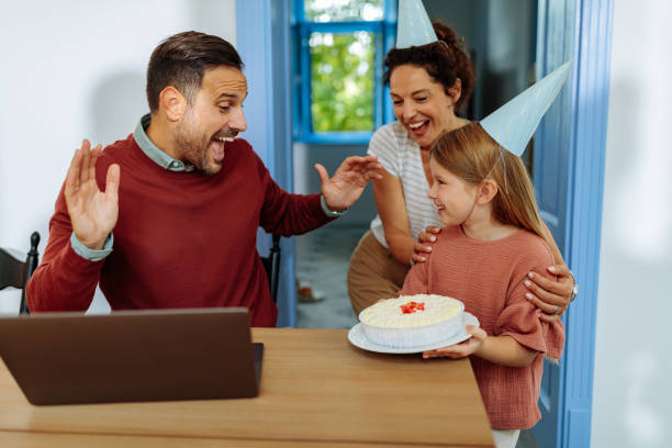 istock Family surprised father with a cake 1772605302