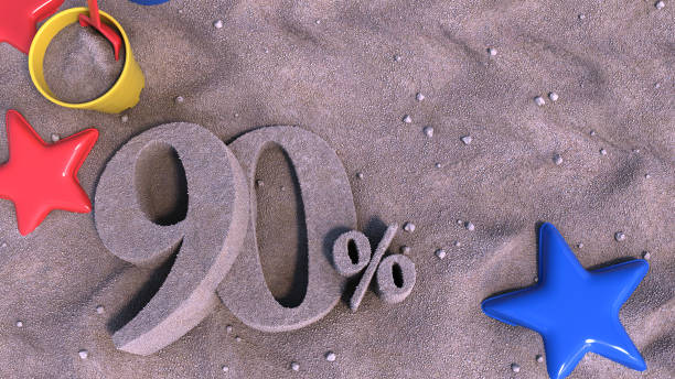 istock ninety percent summer discount concept. 90 percent, 1772606144