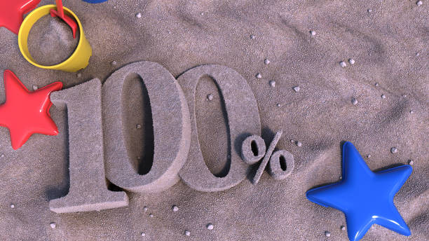 istock one hundred percent summer discount concept. 100 percent, 1772606159