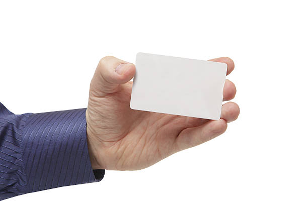 istock empty white business cards in a man's hand 177260680