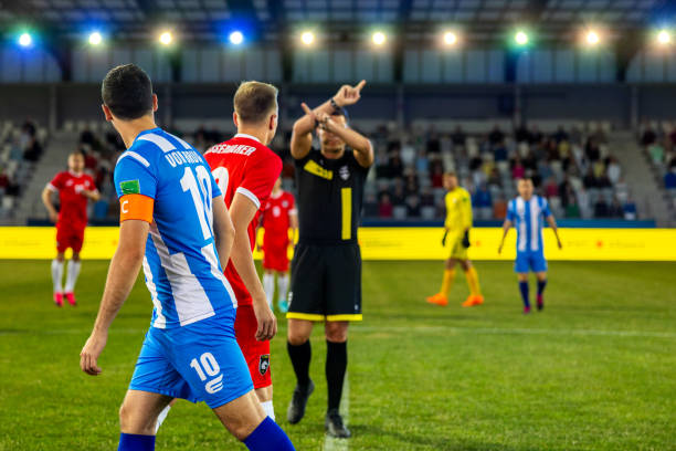 istock Soccer referee showing signal 1772607616