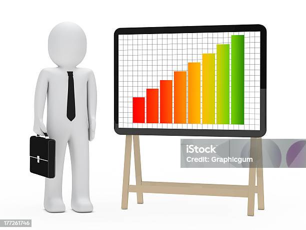 Biznesmen Farby Wykres - zdjęcia stockowe i więcej obrazów Aktówka - Aktówka, Biznes, Biznesmen