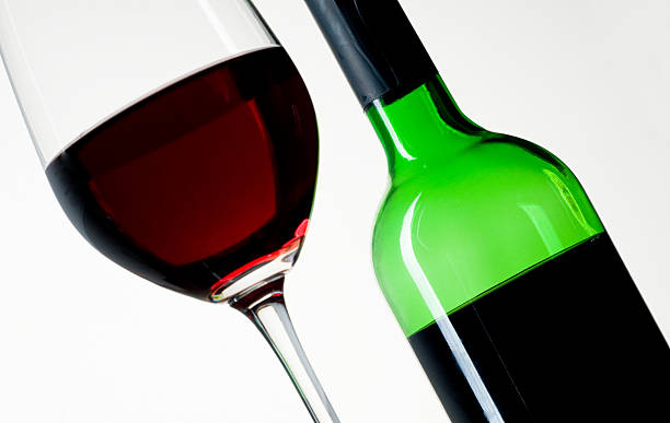 istock bottle and glass with wine 177262324