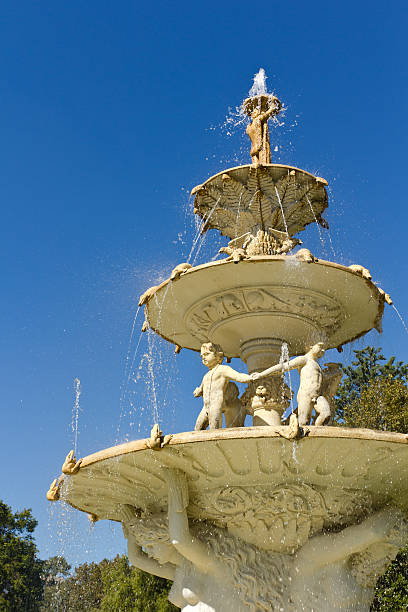istock Water fountain with sculpture horizontal 177263342