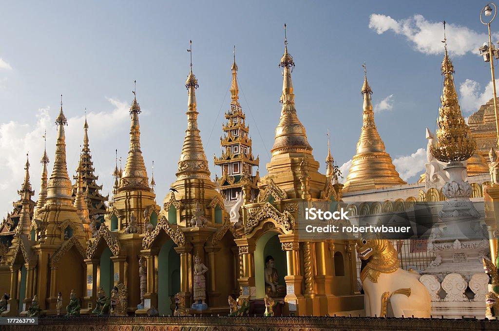 Пагода Шведагон, Янгон Мьянма (Бирма - Стоковые фото Без людей роялти-фри
