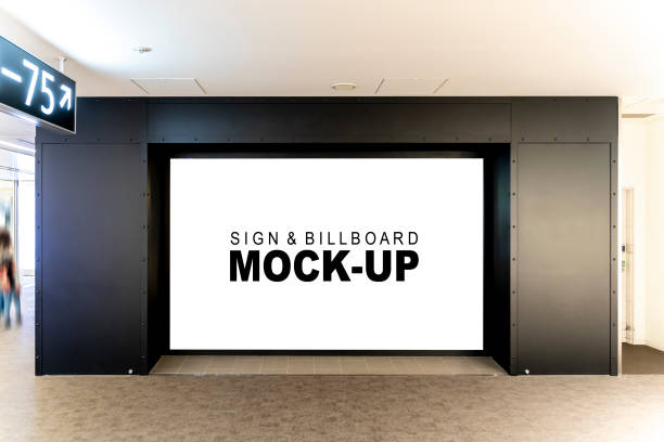 istock Large Mockup Billboard at Shopping Mall for Marketing 1772644199