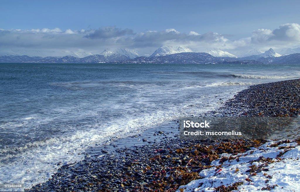 Playa en Land's End en invierno - Foto de stock de Agua libre de derechos