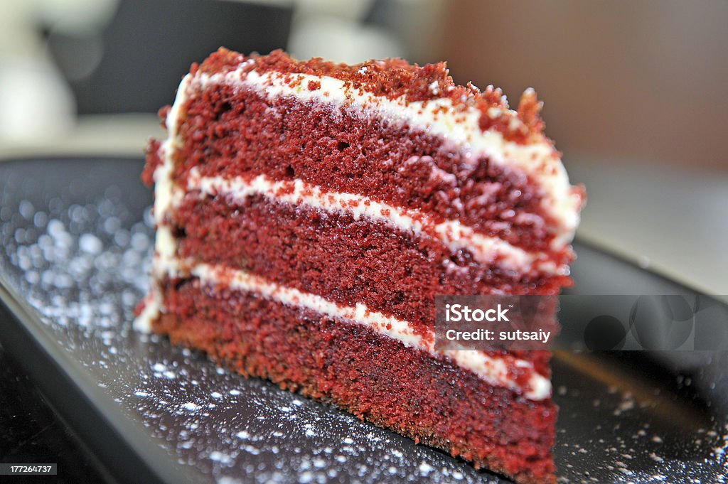 Red Velvet Chocolate Cake Layer Cake Baked Stock Photo