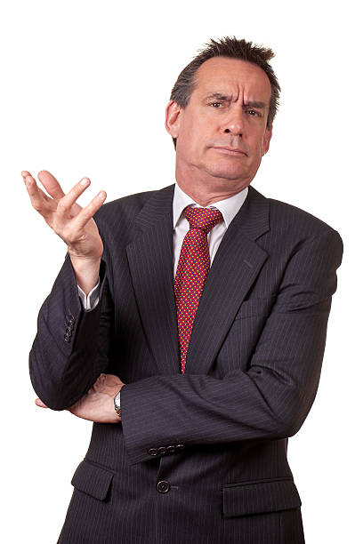 istock Business Man in Suit with Annoyed Expression 177264884