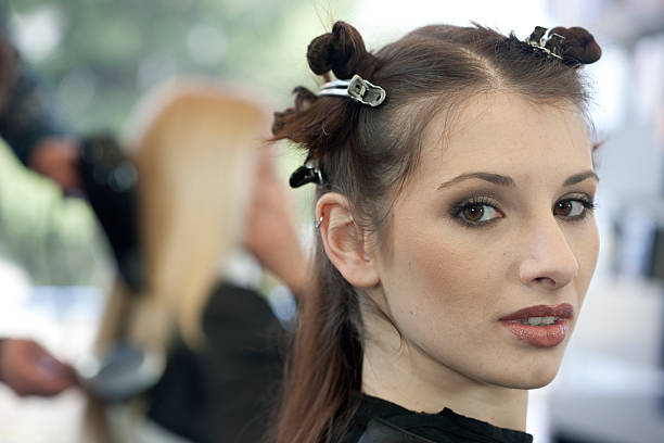 istock Woman in hair salon 177266500