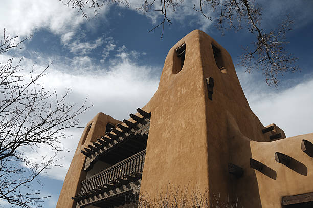 Adobe Building in Santa Fe, New Mexico