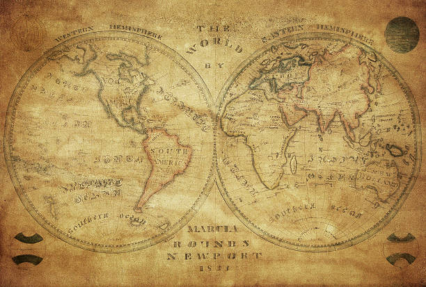 istock vintage map of the world 1833 177267673