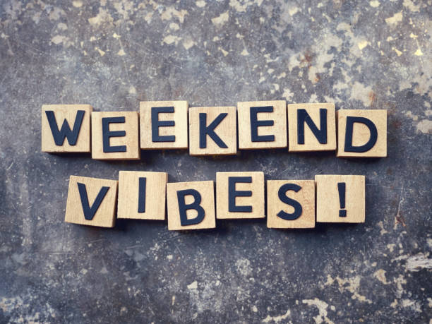 istock Motivational and inspirational wording about weekend activity. 1772677667