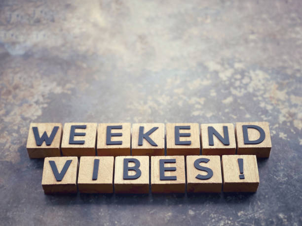 istock Motivational and inspirational wording about weekend activity. 1772678807