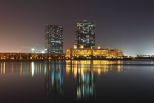 istock Zig Zag Towers at night. Doha, Qatar 177268514