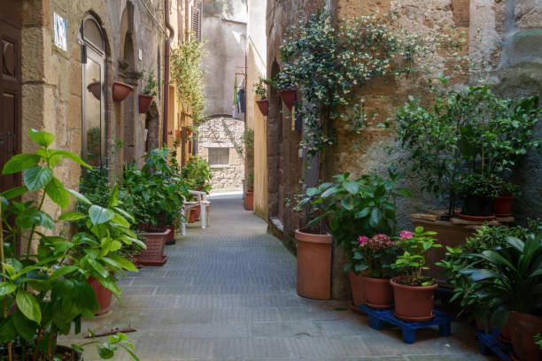 Pitigliano, historic town in Grosseto province, Tuscany