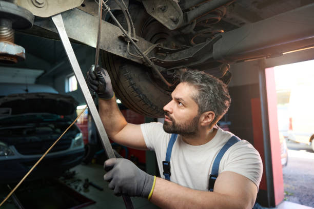 istock Auto repair shop worker checking client motor vehicle 1772688714
