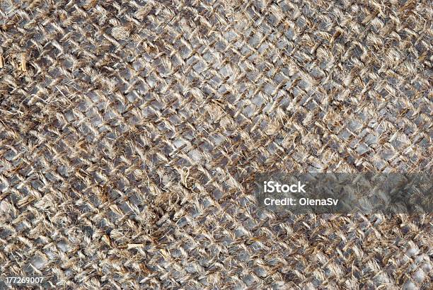 Hintergrundstruktur Von Einem Alten Braunen Jute Material Stockfoto und mehr Bilder von Abstrakt