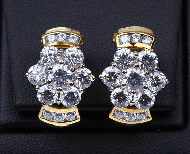istock Beauty diamond earrings. 177269348