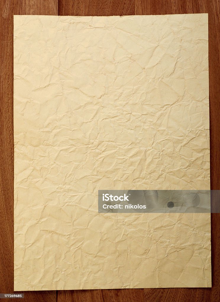 Alte Papier auf Braun Holz Textur - Lizenzfrei Abstrakt Stock-Foto