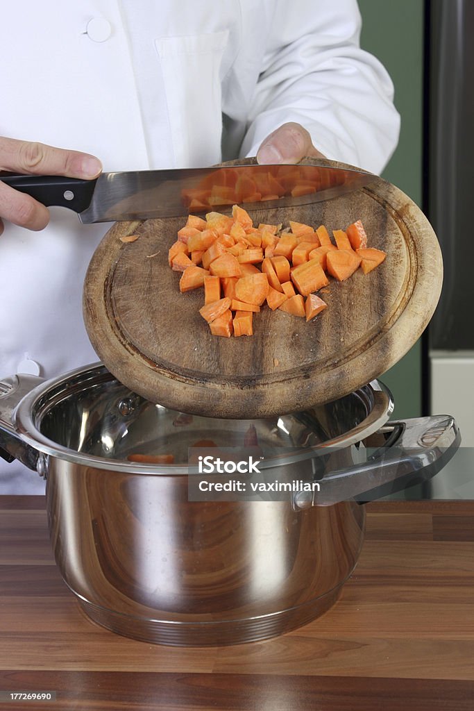 Gehackte Karotten - Lizenzfrei Erfrischung Stock-Foto