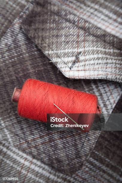 Textil Foto de stock y más banco de imágenes de Aguja - Mercería - Aguja - Mercería, Algodón - Textil, Arte de la costura